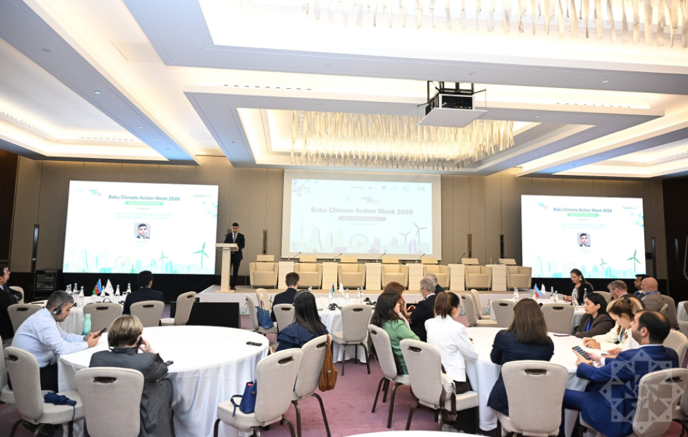 “Bakı İqlim Fəaliyyəti Həftəsi 2026” çərçivəsində dayanıqlı rəqəmsallaşmaya dair panel sessiya keçirilir