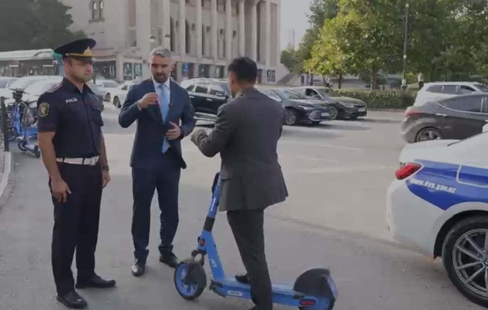 Velosiped və skuter sürücüləri üçün profilaktik tədbirlər həyata keçirilir