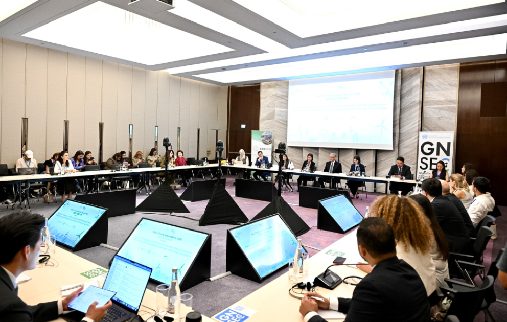 Dayanıqlı enerji mərkəzlərinin iqlimə dözümlülüyün təşviqində roluna dair regional dialoq baş tutub