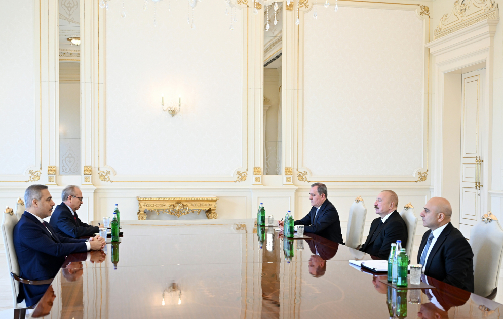 President Ilham Aliyev received Minister of Foreign Affairs of Türkiye