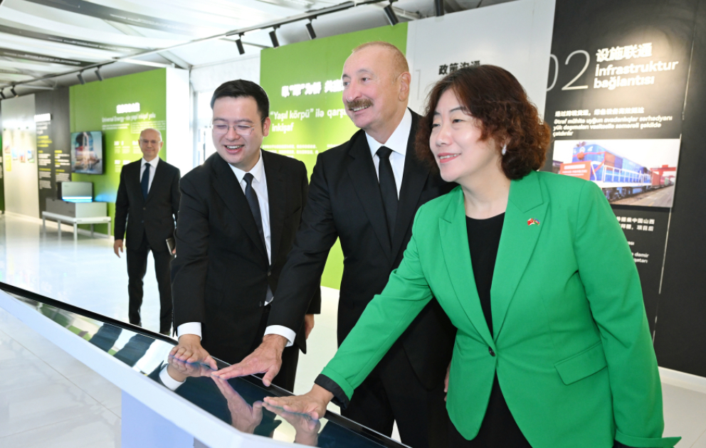 President Ilham Aliyev attended inauguration of Gobustan Solar Power Plant