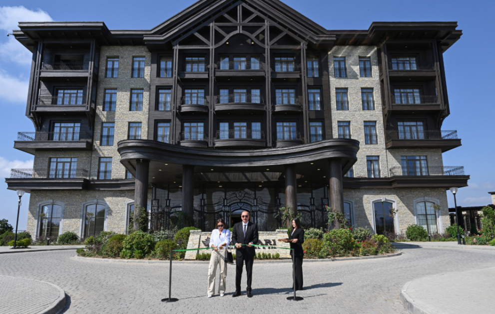 President Ilham Aliyev attended inauguration of Meysari Grand Hotel & SPA complex in Shamakhi