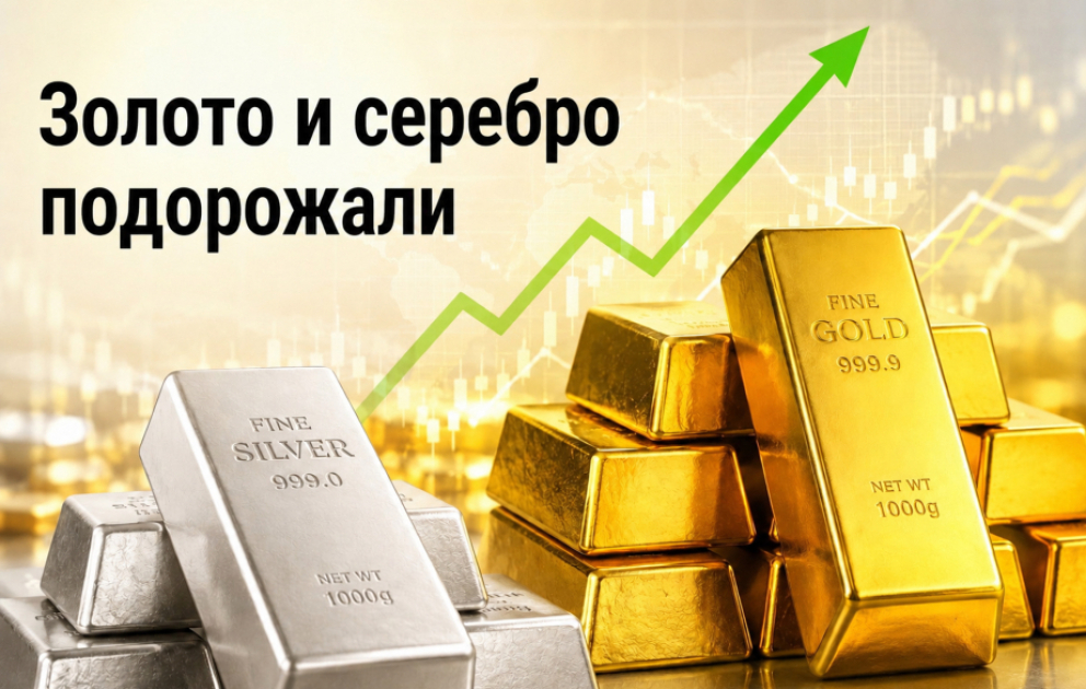 Цены на золото и серебро повысились