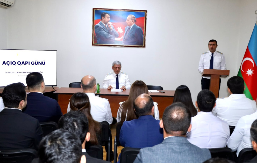 İsmayıllı Rayon Prokurorluğunda “Açıq qapı” günü təşkil olunub