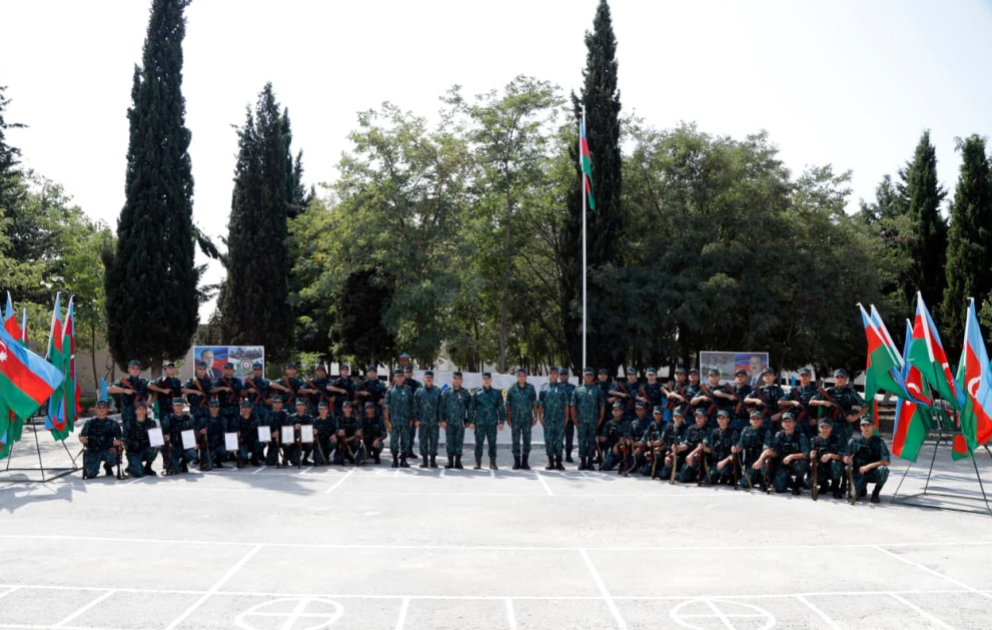Şəmkirdə əsaslı təmir olunan sərhəd zastavası xidməti istifadəyə verilib