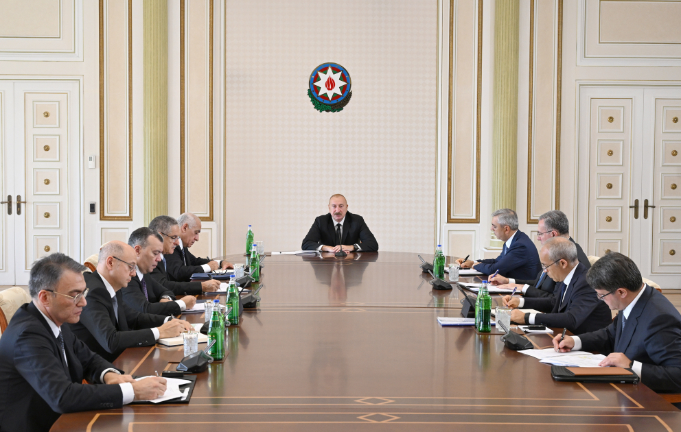 Prezident İlham Əliyevin sədrliyi ilə dağ-mədən və metallurgiya sənayesinin inkişafına dair Dövlət Proqramına həsr olunmuş müşavirə keçirilib