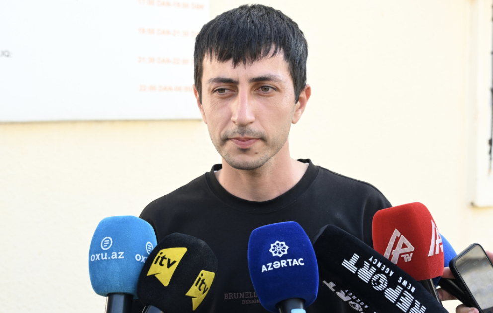 Əfv olunan şəxs: Ailəmin azadlığa buraxılmağımdan xəbəri yoxdur