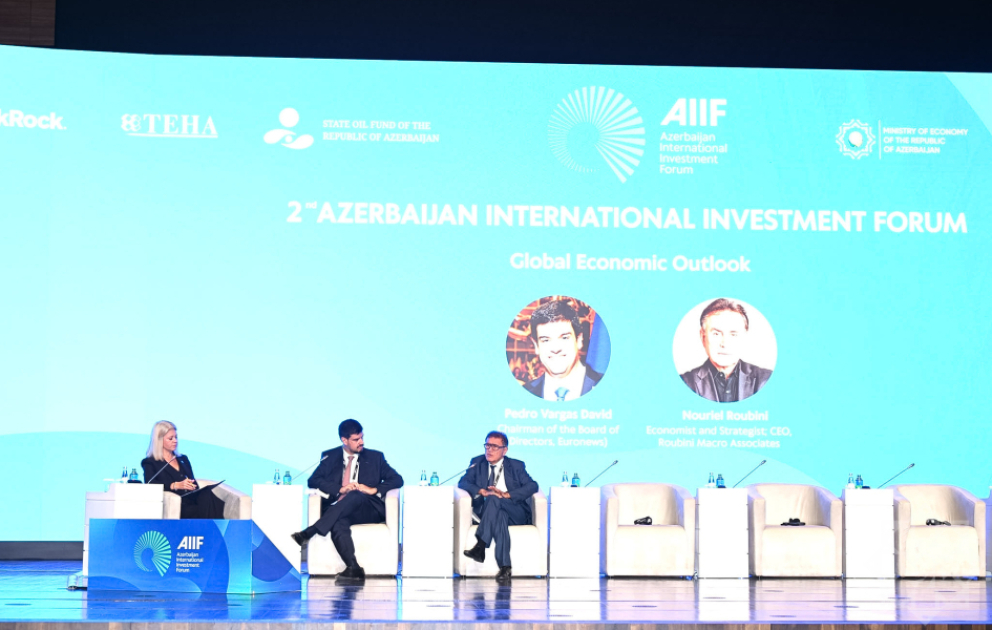 Azərbaycan Beynəlxalq İnvestisiya Forumunda qlobal iqtisadiyyatın gələcəyi müzakirə olunur