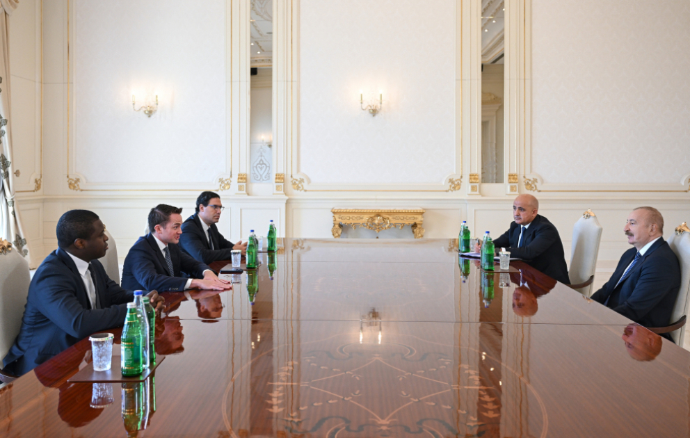 Präsident Ilham Aliyev empfängt CEO von Brookfield Asset Management