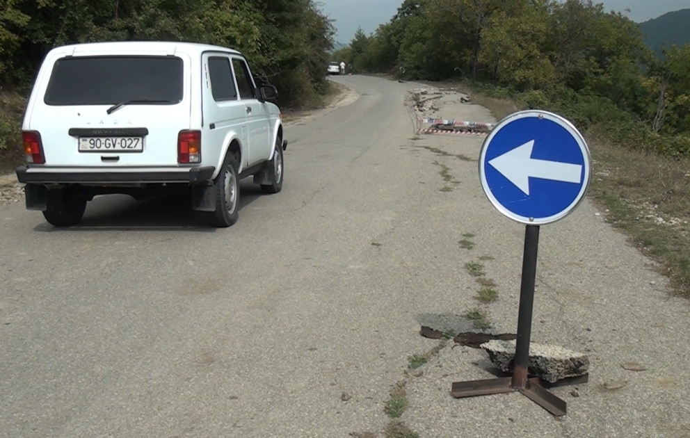 Оползень в Губе затруднил движение на дороге Рустов-Ханегах