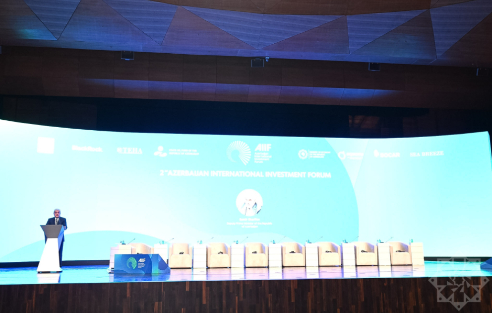 İkinci Azərbaycan Beynəlxalq İnvestisiya Forumunun ilk günü başa çatıb