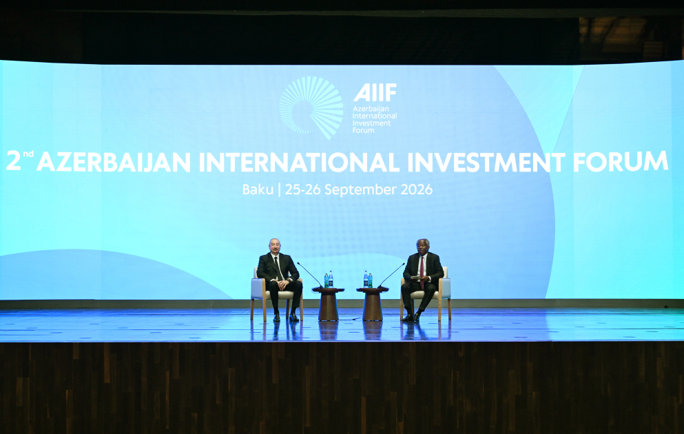 President Ilham Aliyev attended event held as part of 2nd Azerbaijan International Investment Forum