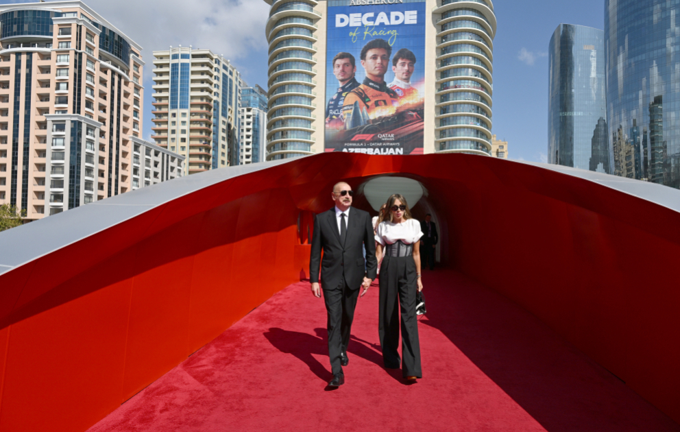 President Ilham Aliyev’s social media accounts shared post on Formula 1 Azerbaijan Grand Prix