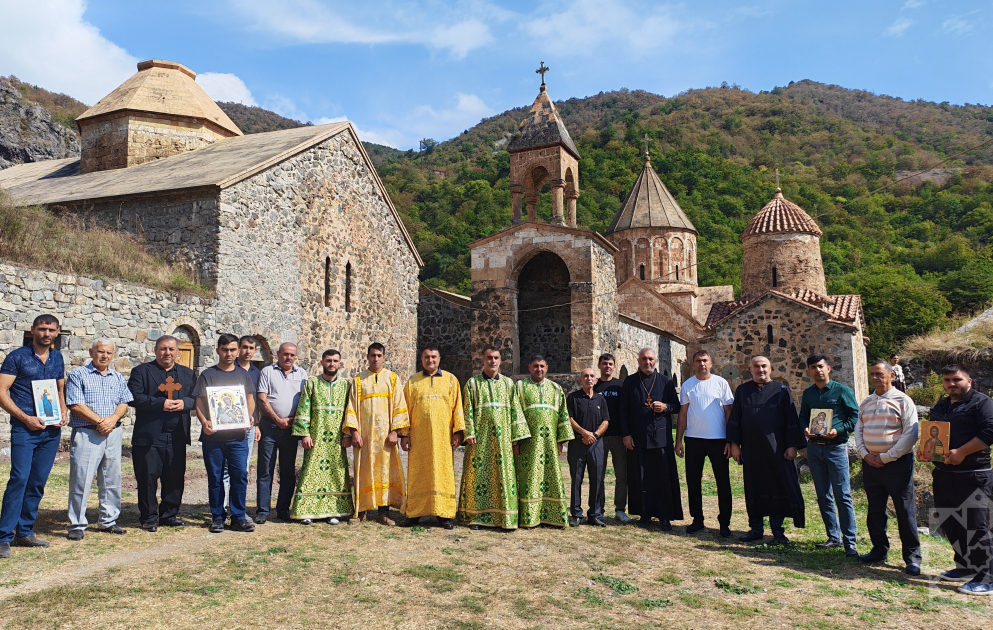 Azərbaycan Alban-Udi Dini İcmasının nümayəndələri Xudavəng Monastır Kompleksini ziyarət ediblər
