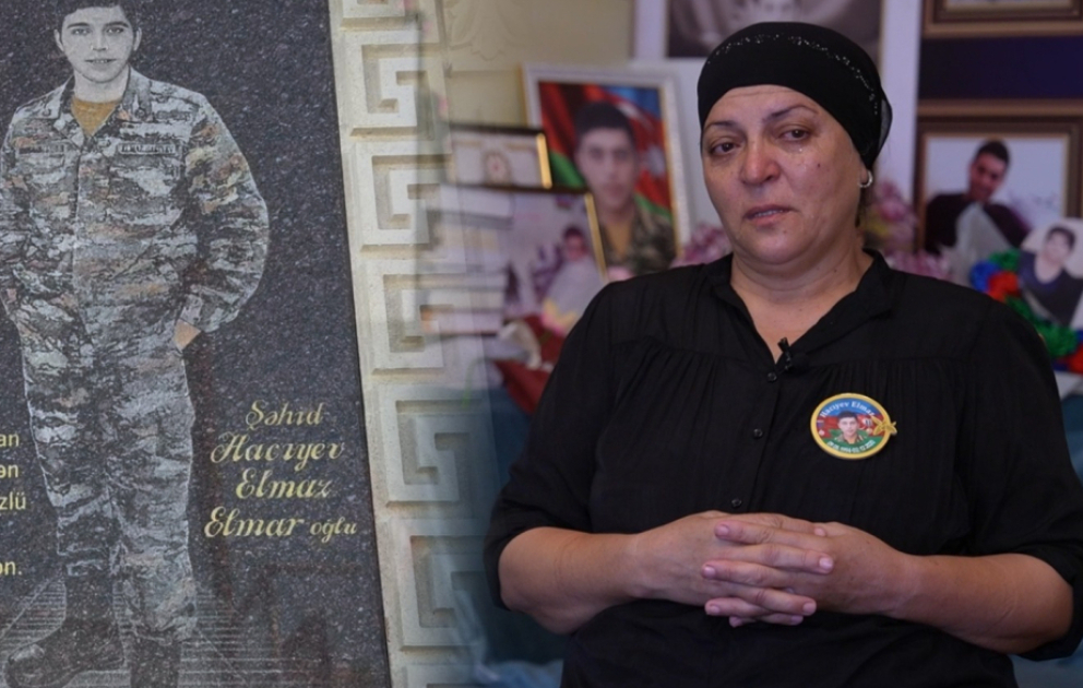 “Şəhid olduğunu yuxumda görmüşdüm” - Elmaz Hacıyevin anası