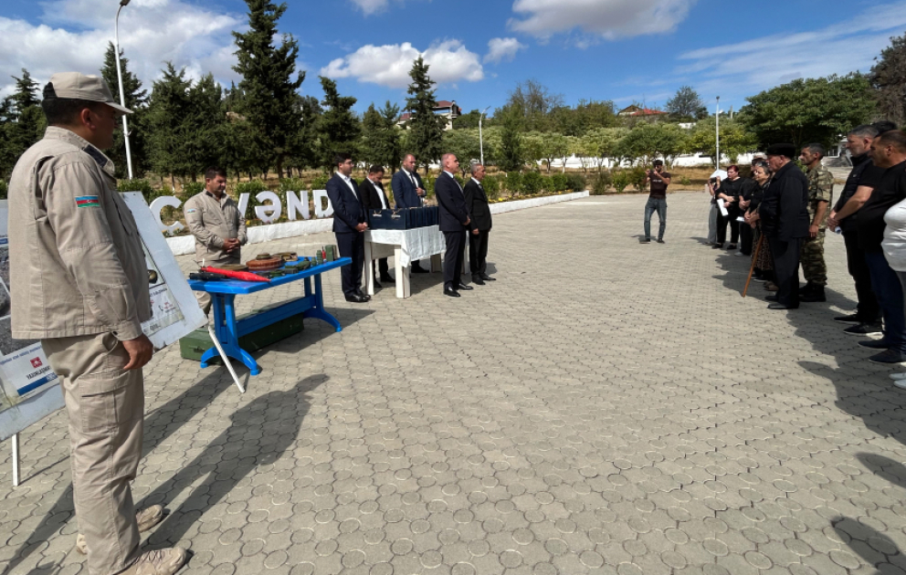 Xocavənd şəhərində daha 16 ailəyə evlərinin açarları təqdim olunub