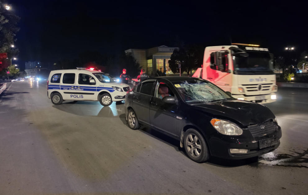 Naxçıvanda avtomobil piyadanı vurub