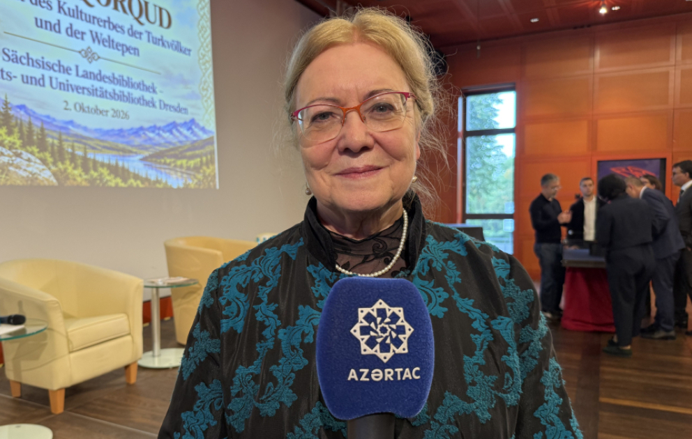 Professor Eva-Maria Aux: “Kitabi-Dədə Qorqud” Şərq və Qərb arasında möhkəm bir körpüdür