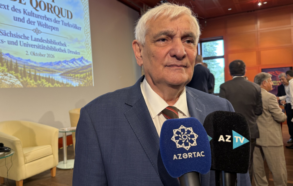 Akademik Kamal Abdulla: Drezdendə “Kitabi-Dədə Qorqud”la bağlı simpoziumun keçirilməsi mühüm hadisədir