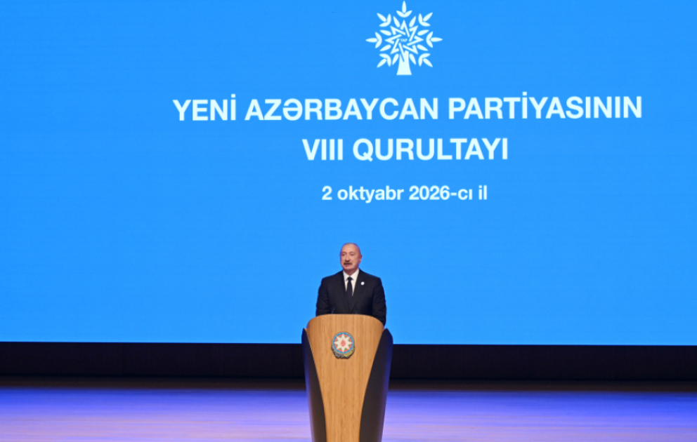 Prezidentin sosial şəbəkə hesablarında YAP-ın VIII Qurultayındakı çıxışı ilə bağlı videoçarx paylaşılıb