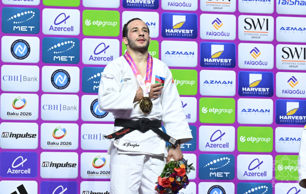 Азербайджанский дзюдоист завоевал золотую медаль на чемпионате мира