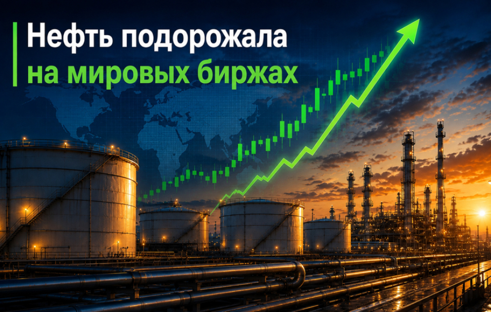 На мировых биржах цены на нефть повысились