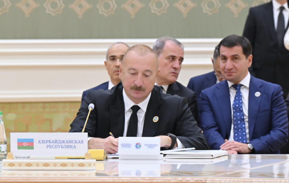 Türkmənbaşı şəhərində sənədlərin imzalanması mərasimi olub
