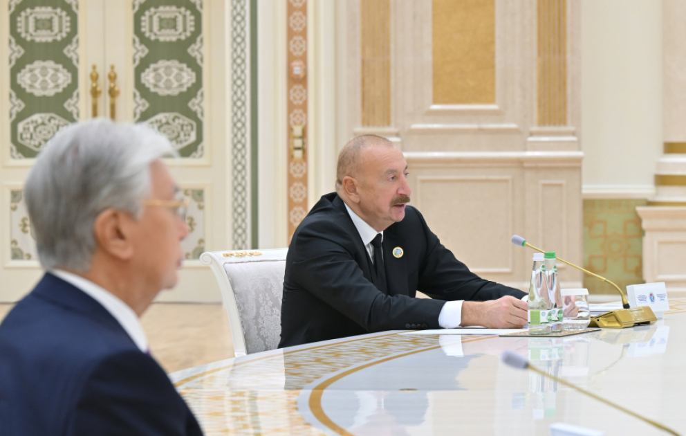Prezident: Azərbaycan Qazaxıstan və Özbəkistanla birlikdə yaşıl enerji dəhlizi yaratmaq üzərində işləyir