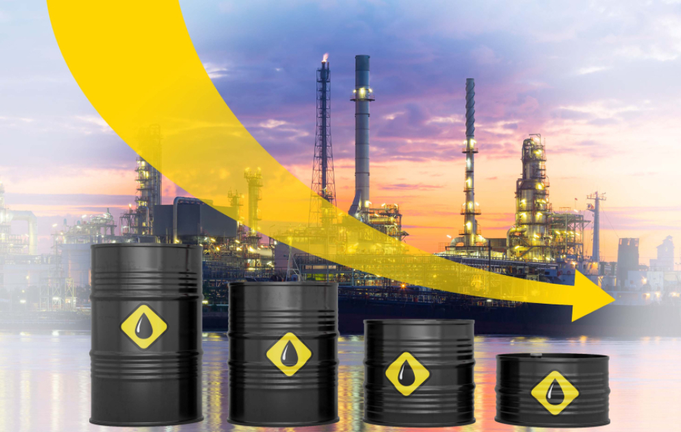 На биржах нефть подешевела
