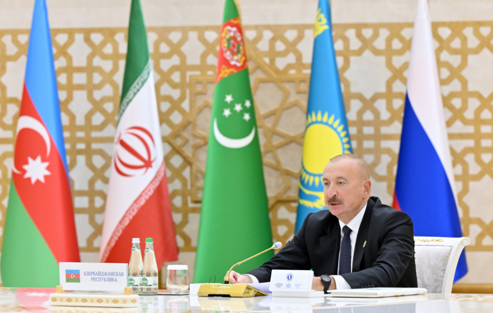 Президент: Сохранение уникальной экосистемы Каспия является общей задачей всех прикаспийских государств