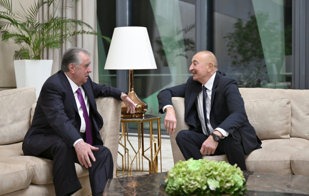 President Ilham Aliyev met with President of Tajikistan