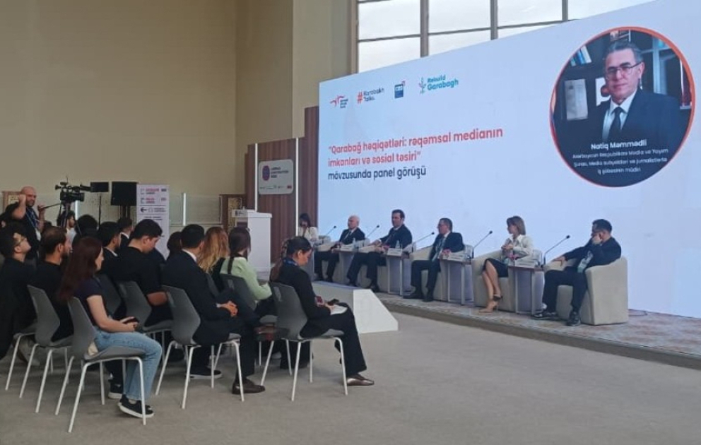 Natiq Məmmədli: Qarabağda aparılan quruculuq işlərinin obyektiv işıqlandırılması medianın əsas vəzifələrindəndir
