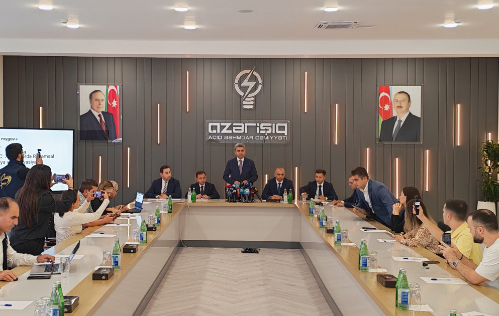 “Azərişıq” ASC-nin nümayəndələri Ağdamda mətbuat konfransı keçirib