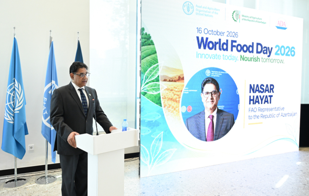 FAO-nun nümayəndəsi: Qarşımızda hələ də çoxsaylı çağırışlar var