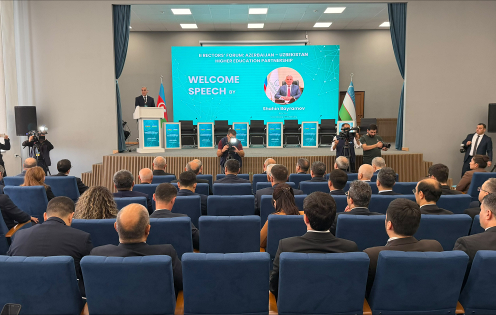 Azərbaycan və Özbəkistan ali təhsil müəssisələri arasında İkinci Rektorlar Forumu işə başlayıb