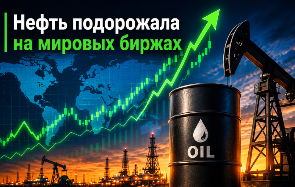 На мировых биржах нефть подорожала