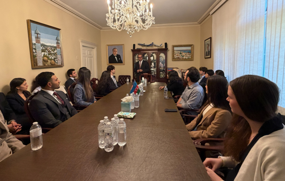 В посольстве Азербайджана в США состоялась встреча со студентами Университета Джорджа Вашингтона
