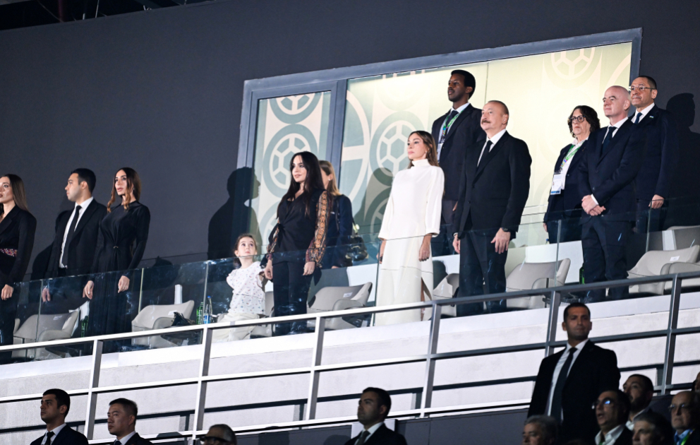 Le président Aliyev assiste à la cérémonie d’ouverture de la Coupe du monde et Festival U-15 de la FIFA