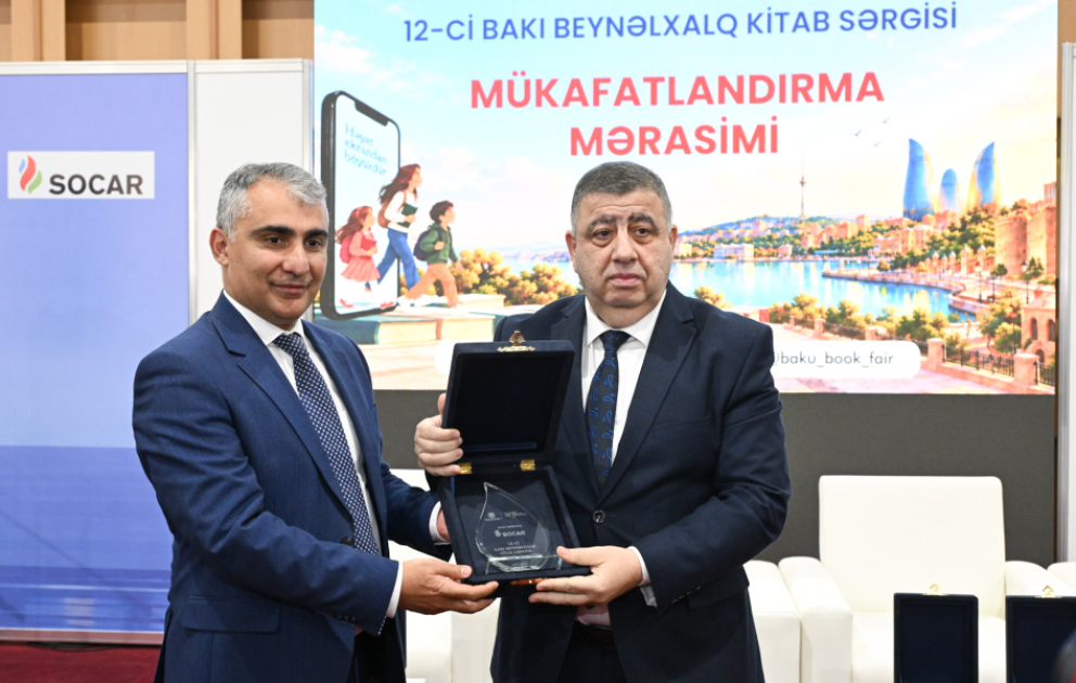 XII Bakı Beynəlxalq Kitab Sərgisinin ən fəal iştirakçıları mükafatlandırılıblar
