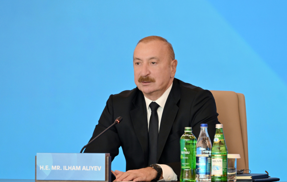 Azərbaycan Prezidenti: İkili standartlar siyasəti beynəlxalq siyasətdən tam şəkildə çıxarılmalıdır