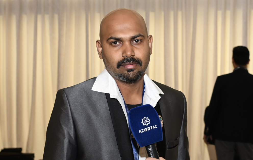 Hindistanlı nümayəndə: Bakı forumu beynəlxalq əməkdaşlıq və innovasiyalar üçün mühüm platformadır