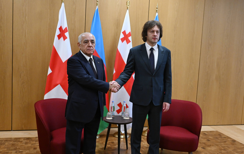 Gürcüstanda Əli Əsədov və İrakli Kobaxidzenin təkbətək görüşü olub